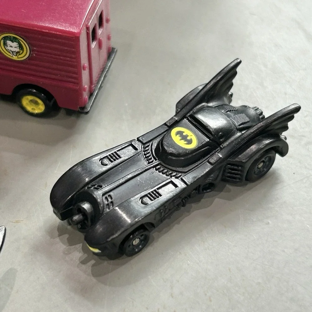 ERTL Micro Size Batmobile Batwing Joker‎ Van DC Comics 3-Pack Collection 1989